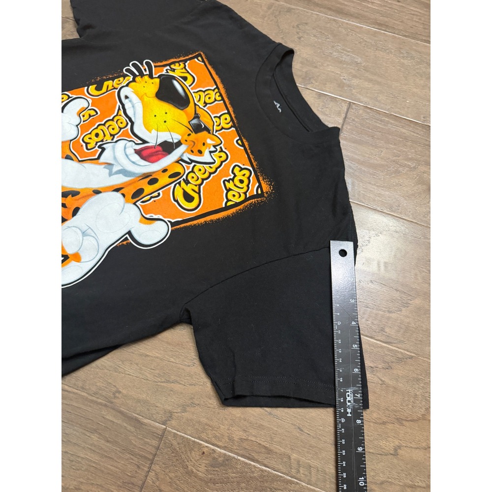 Cheetos T-Shirt Mens Medium Black Cotton Chester Cheetah Graphic Tee Regular Fit - Picture 5 of 5